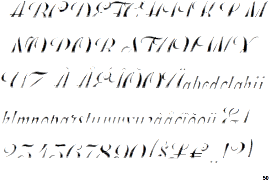 Falkirk Script Engraving