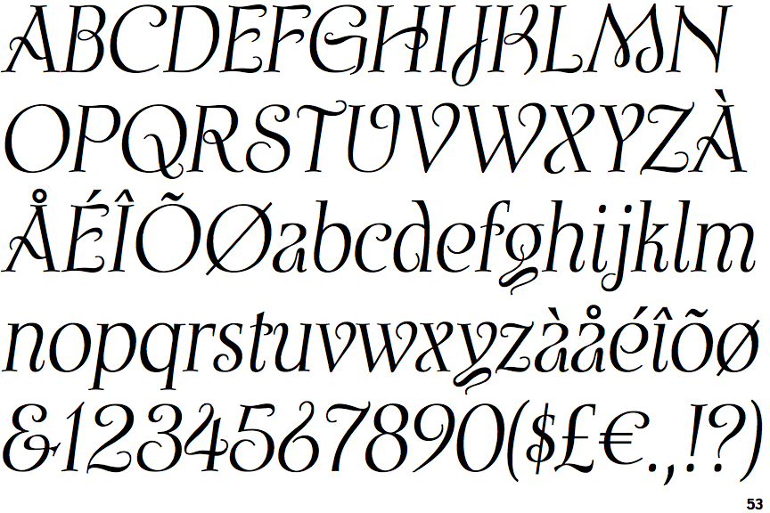 Swansea Italic