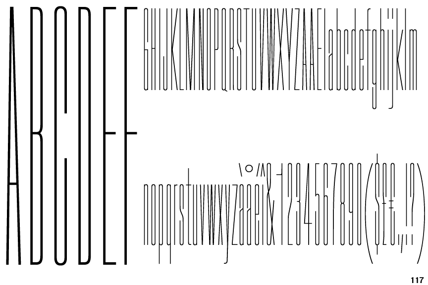 Baikal Ultra Condensed Hairline