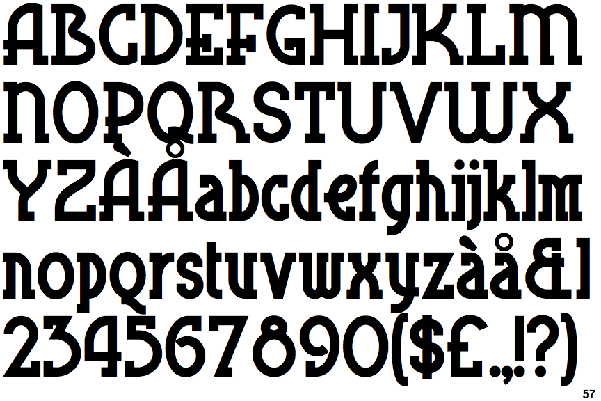 Identifont Blue Plate Special NF