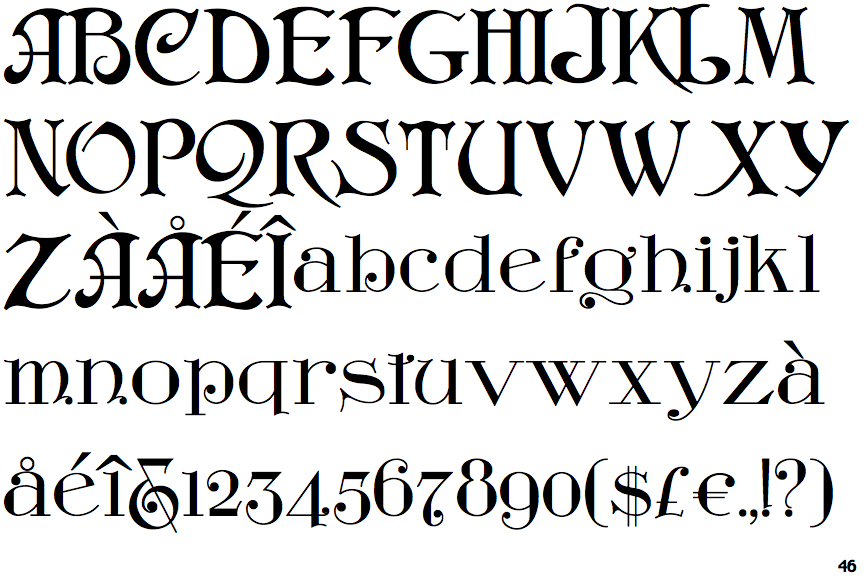 Identifont Chantilly Lace NF