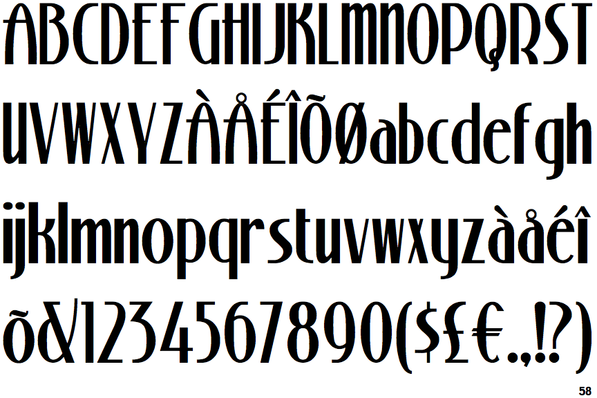 Identifont Stony Island NF