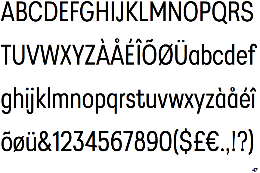 Greater Neue Condensed