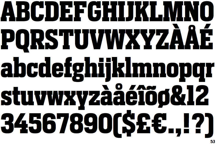 Heron Serif Condensed Bold