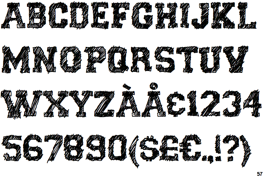 Identifont College Dropout Freshman