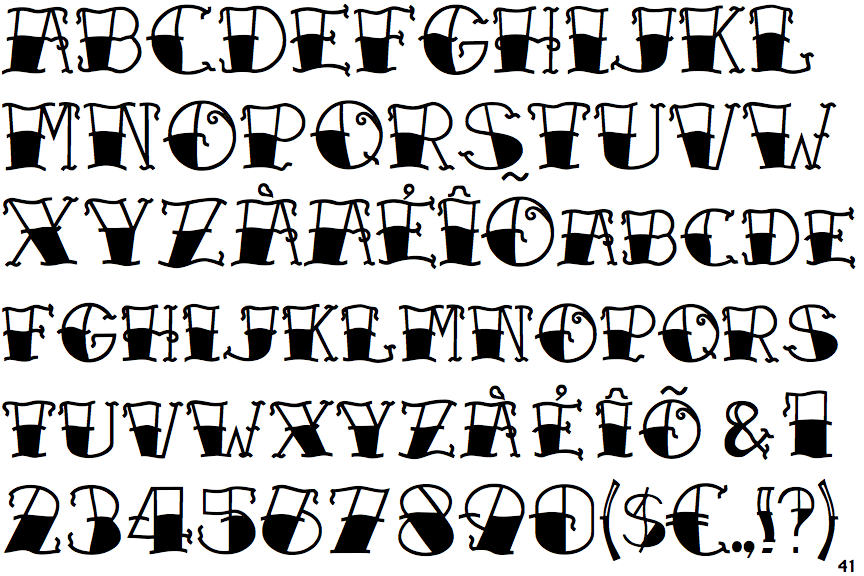 identifont sailors waves half lettering fonts az