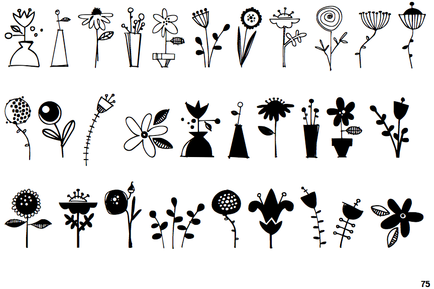 cute flower doodles cute flower doodles