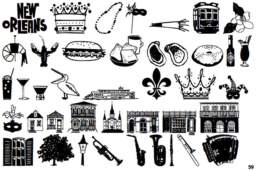 New Orleans Doodles