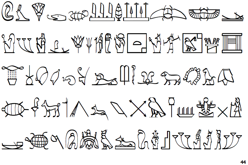Free Hieroglyphic Fonts