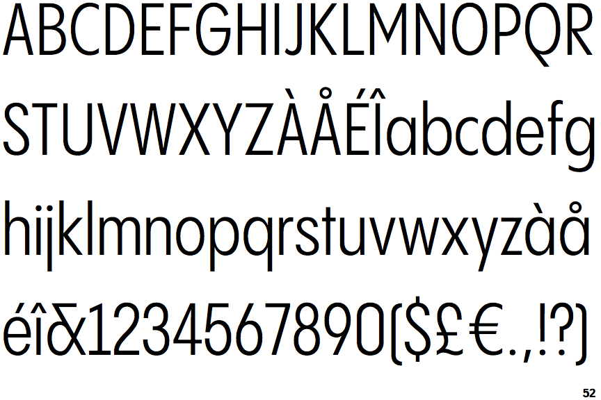 Pangram Sans Condensed