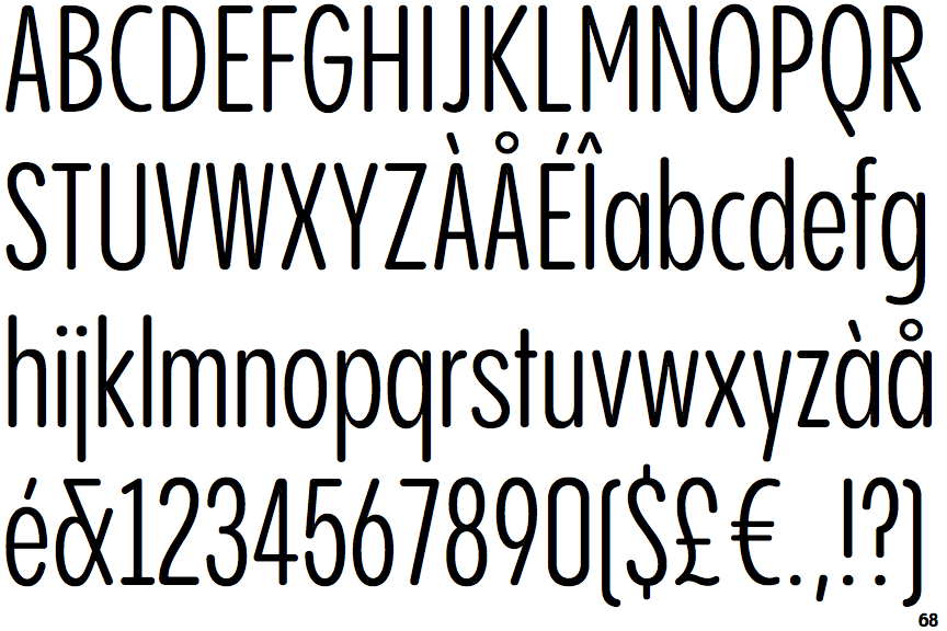 Pangram Sans Rounded Compressed