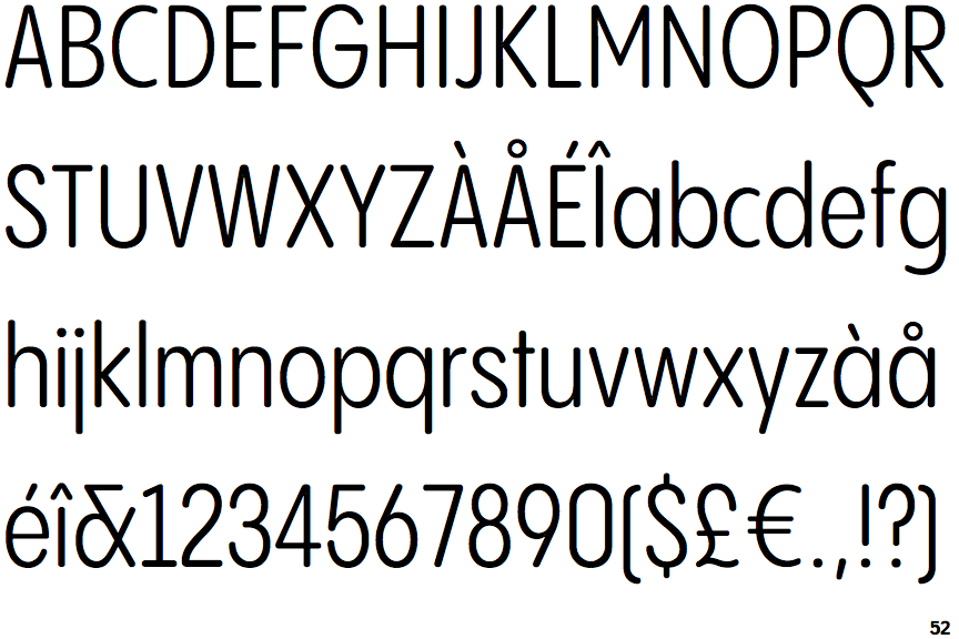 Pangram Sans Rounded Condensed