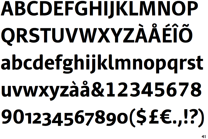 PF Adamant Sans Bold