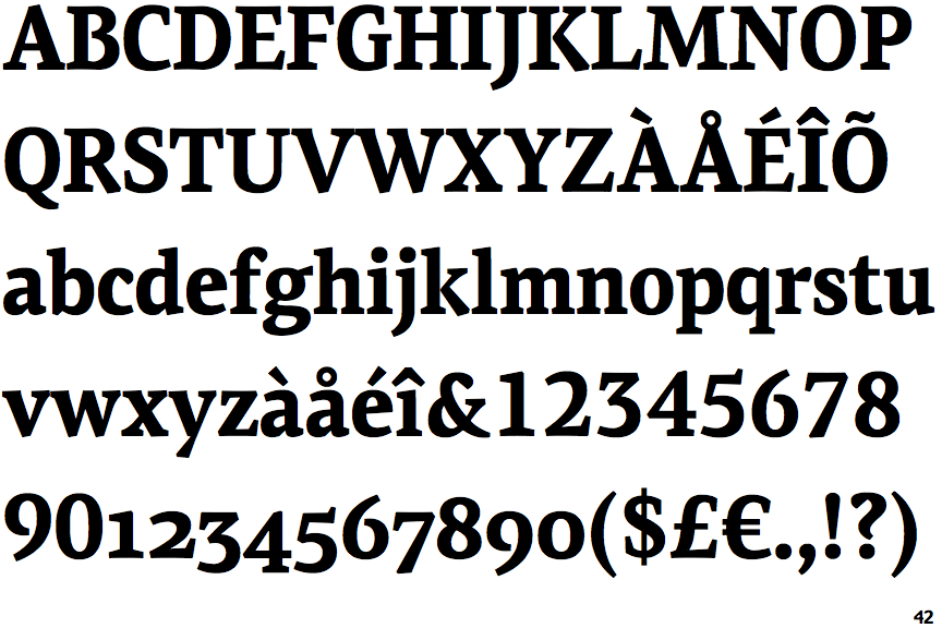PF Centro Serif Condensed Bold