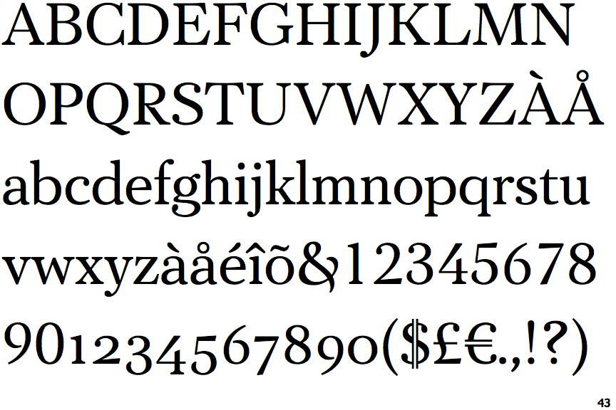 PF Regal Text B