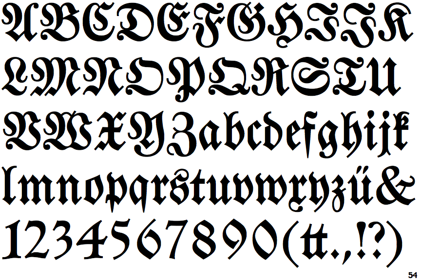 1900s Font