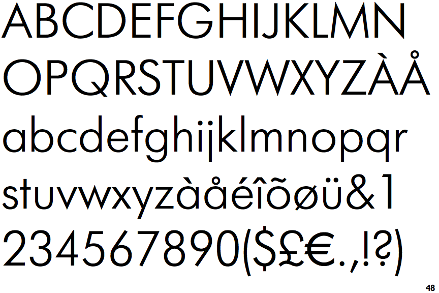 Identifont - Futura Futuris