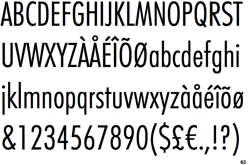 Futura PT Condensed