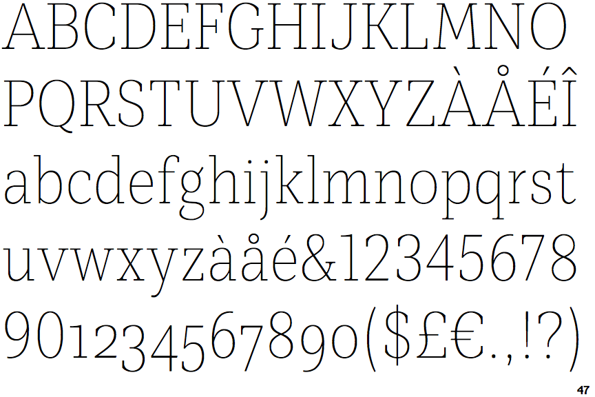 Mediator Serif Narrow Thin