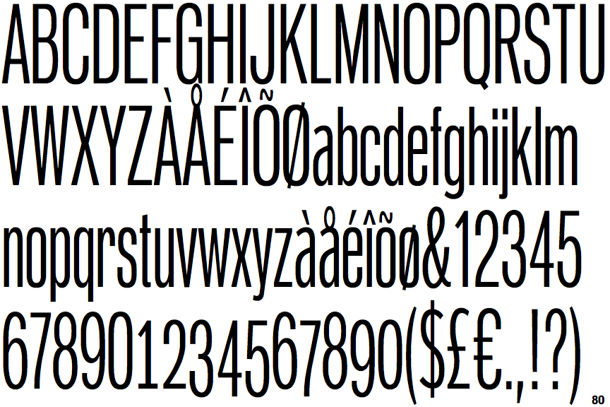 PG Grotesque Condensed Light