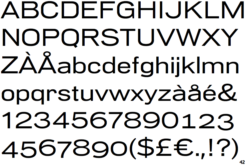 PG Grotesque Extended