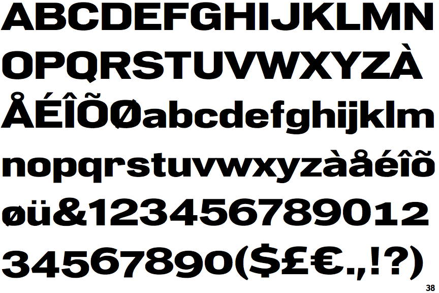 PG Grotesque Extended Bold