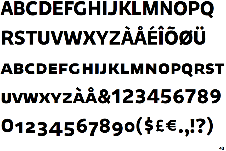 Identifont Niva Small Caps Bold
