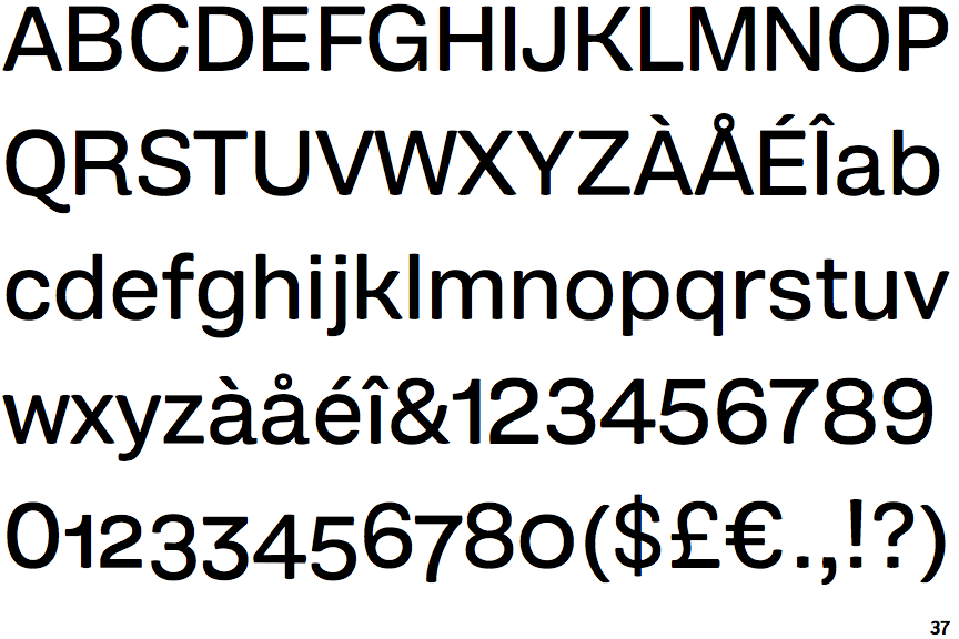 Identifont - Rationell