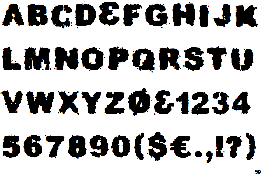 Identifont Guttersnipe