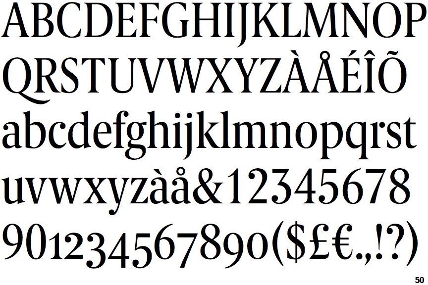 Berlingske Serif Condensed