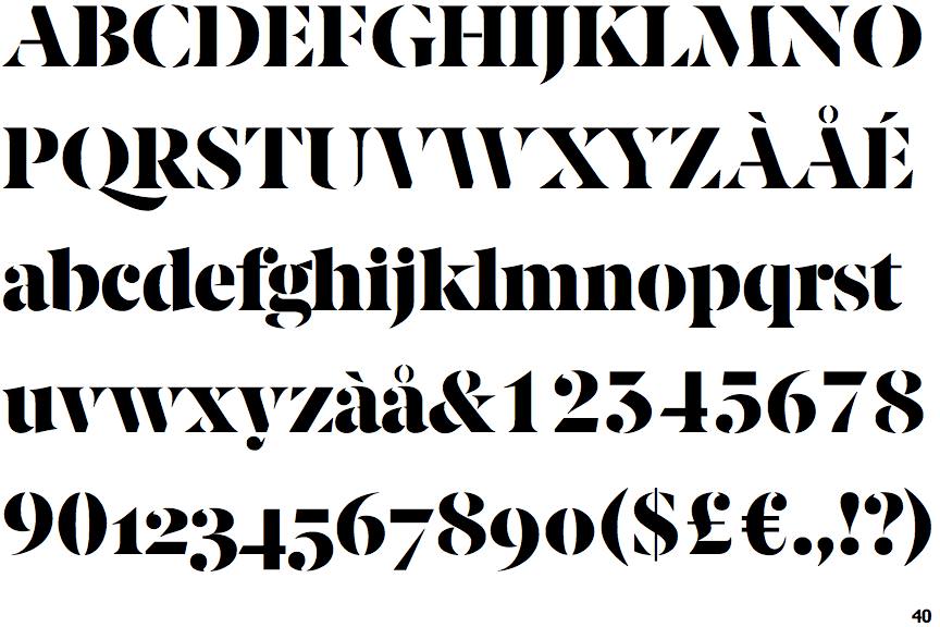 Berlingske Serif Stencil Black