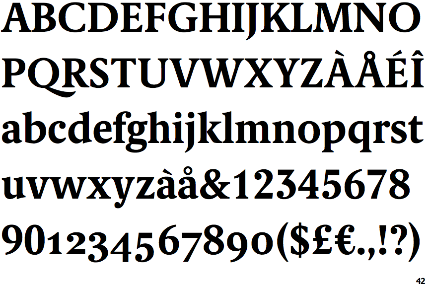 Berlingske Serif Text Bold