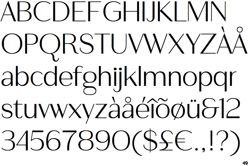 Identifont Ravensara Sans