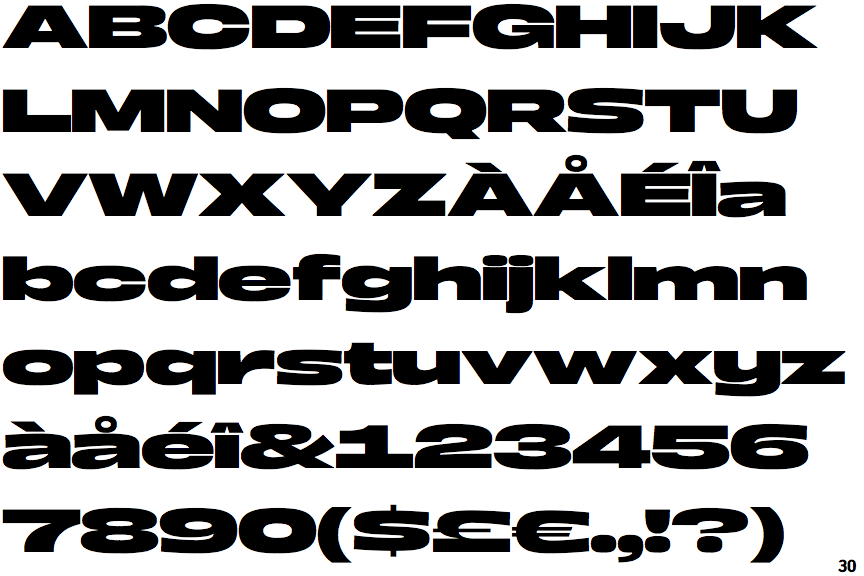 Boom Sans Extended Bold