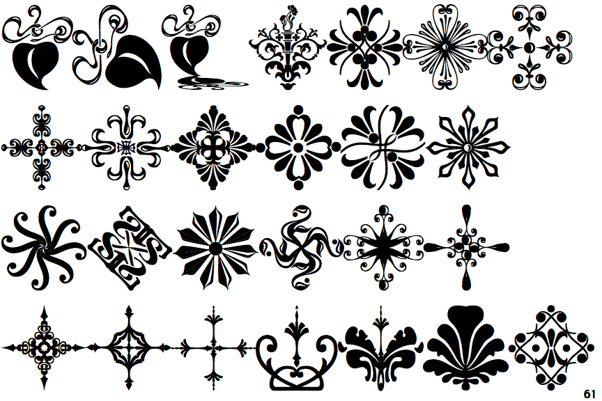 Identifont Ornaments One