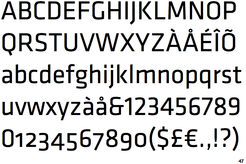 Klavika Basic Light Font