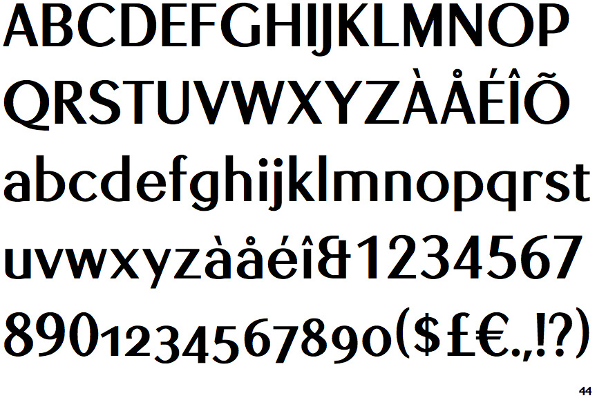 The sans b font The sans b font picture