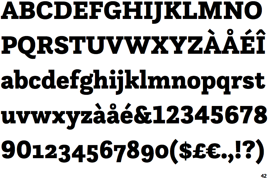 Identifont Questa Slab Black