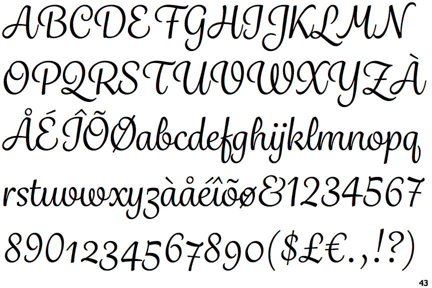 grafolita script font free
