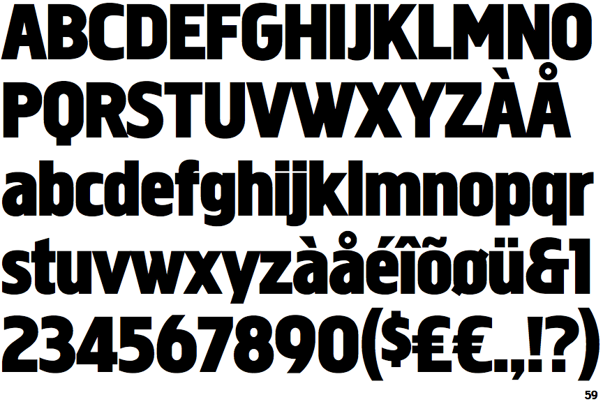 Identifont Megaphone Bold