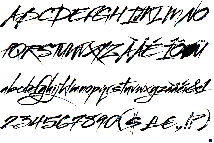 Street Brush Font Robert Arnow Street Brush Font Robert Arnow
