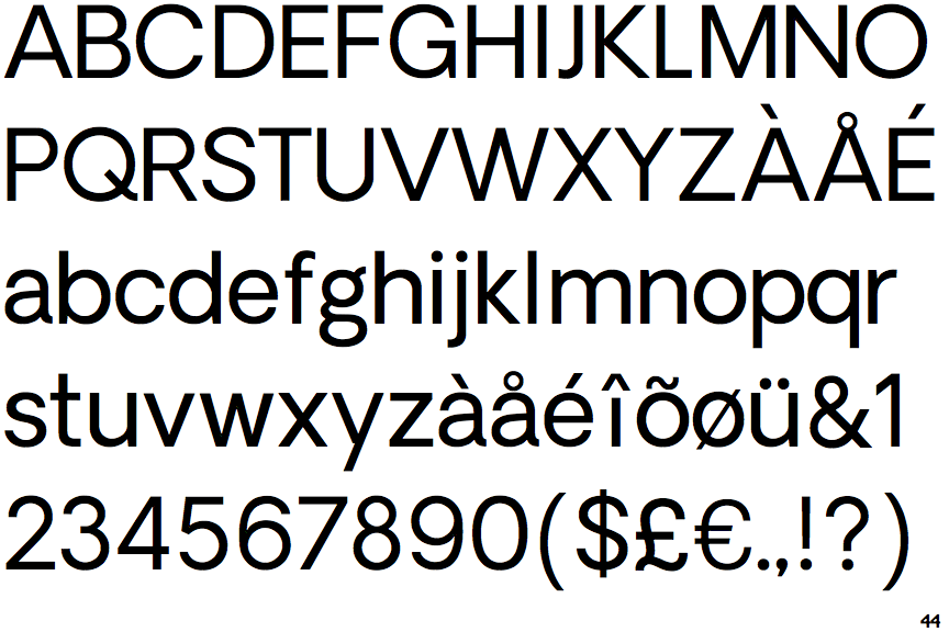 Identifont Oakes Grotesk