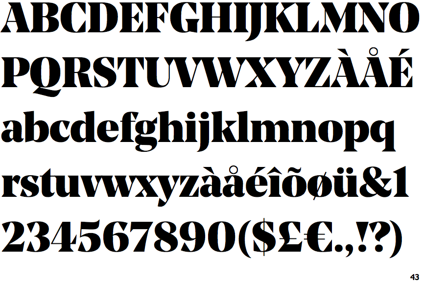 Download Identifont Noe Display Black PSD Mockup Templates