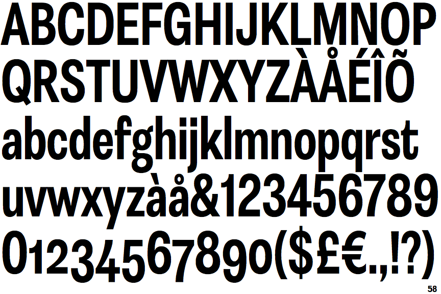 Astrid Grotesk Bold Condensed
