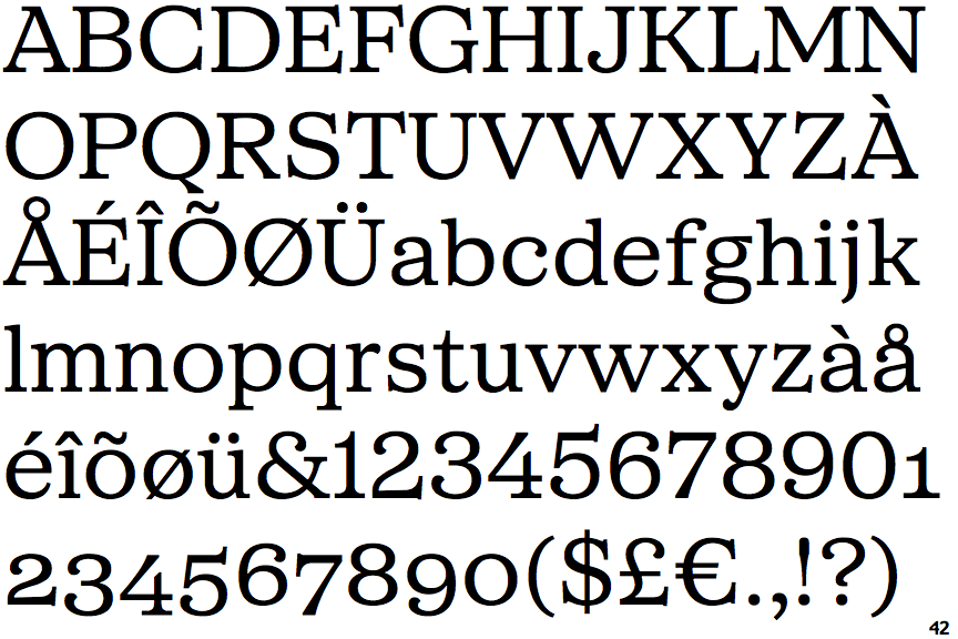 Schrifted Serif Text
