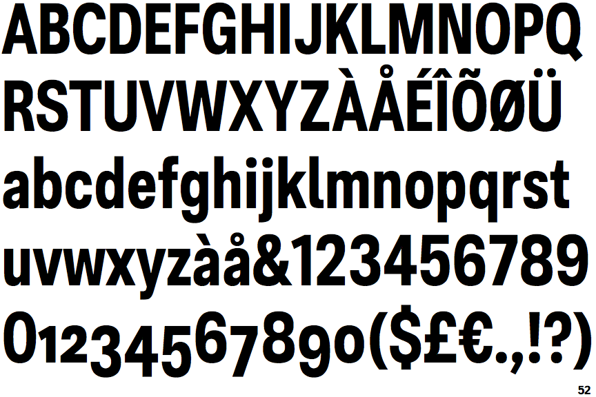 Ordina Compressed Bold