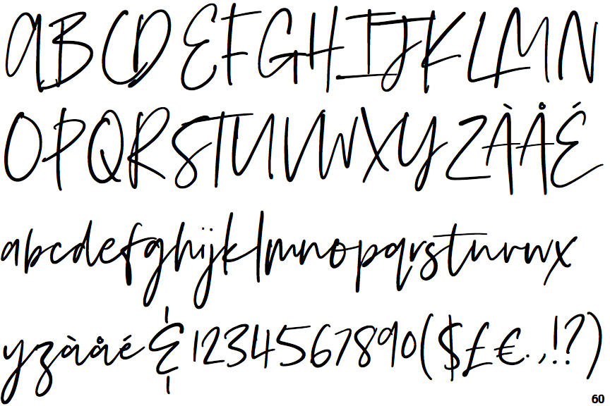 Silver South Script Alternate