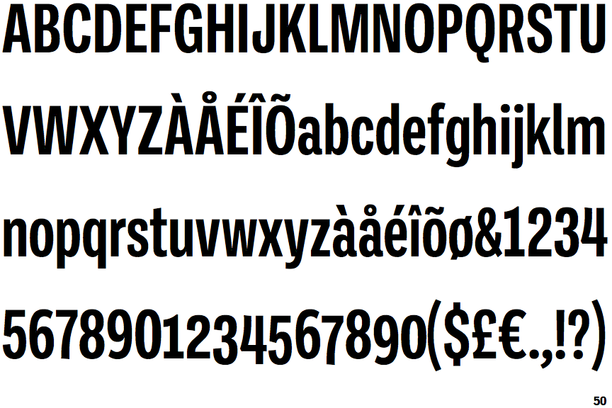 Ballinger Extra Condensed Bold