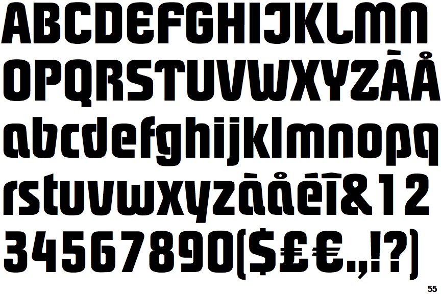 Identifont Pasadena Serial Extra Bold