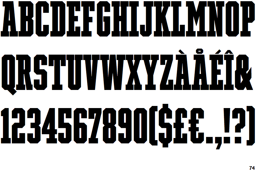 Identifont Winner Ultra Compressed Bold